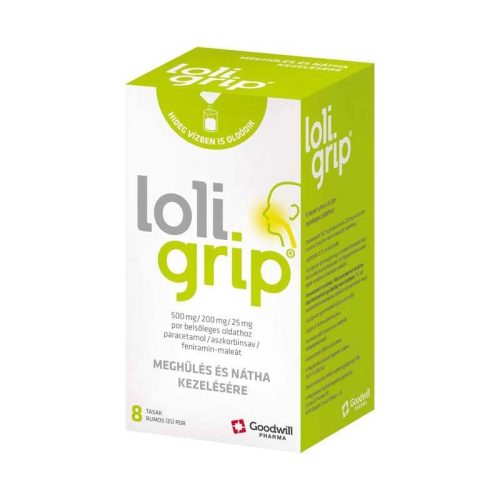 Loligrip 500mg/200mg/25mg por belsőleges oldathoz 8x