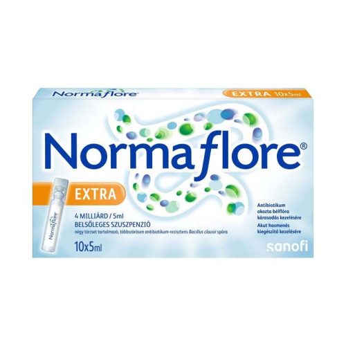 Normaflore Extra 4 milliárd/5 ml belsőleges szuszp 10x5ml tartályban