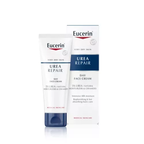 Eucerin Dry Skin 5%Urea arckrém nappali (63326) 50ml
