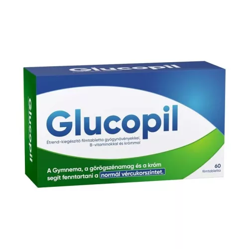 Glucopil filmtabletta gyógynöv./B-vitaminokkal/kró 60x