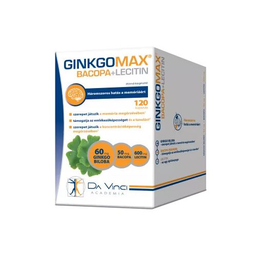 Ginkgomax Bacopa Lecitin lágy kapszula 120x