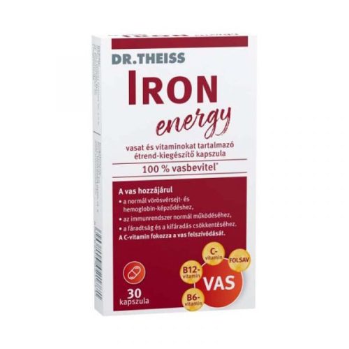 Dr.Theiss Iron Energy Vas vitamin kapszula 30x