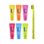 Curaprox fogkrém Be You+fogkefe 6 Pack 6x10ml