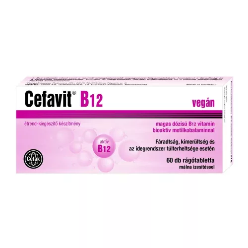 Cefavit B12 rágótabletta 60x