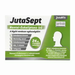 JutaVit Jutasept szopogató tabletta Menta 24x