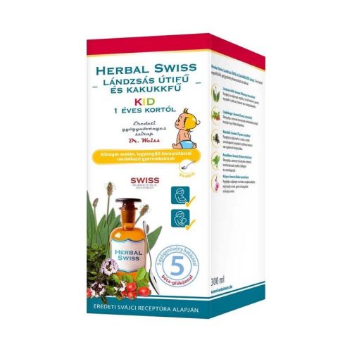 Herbal Swiss Kid Medical szirup 1 éves kortól 300ml