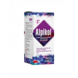 Alpikol gyógynövény cink szirup málna 120ml