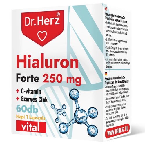 Dr.Herz Hialuron 250 mg Forte kapszula 60x