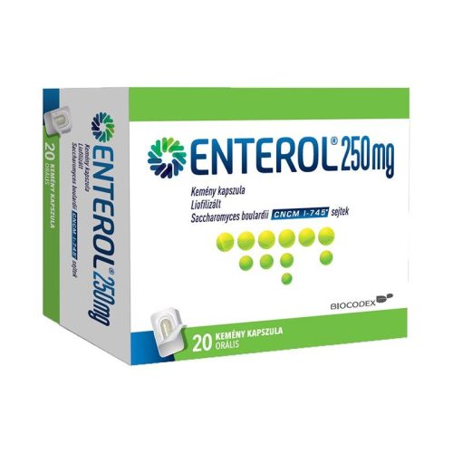 Enterol 250 mg kemény kapszula 20x buborékcsomagolásban