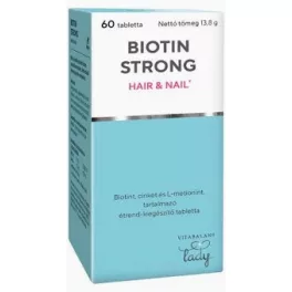 Biotin Strong Haj és köröm tabl. VITABALANS Lady 60x