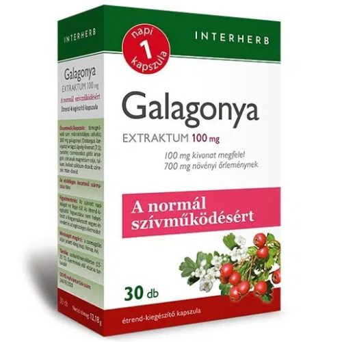Galagonya extraktum kapszula INTERHERB 30x