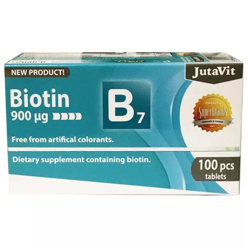 Jutavit biotin 900 mikrogramm tabletta 100x