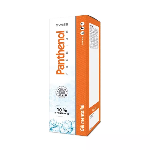 Swiss Premium Panthenol 10% gél mentol 125ml