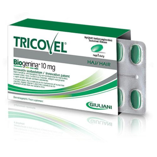 Tricovel Biogenina 10 mg tabletta DUO 30+30x