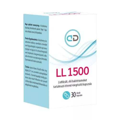 LL 1500 liofilizált élő baktériumokat tart. kapszu 30x