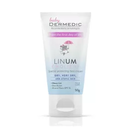 DERMEDIC Linum Emolient BABY spec.védőkrém arcra 50g