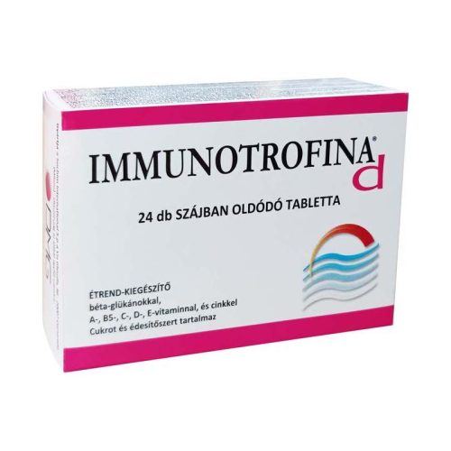 Immunotrofina D szájban oldódó tabletta 24x