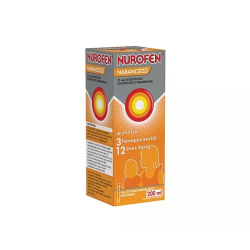 Nurofen 20mg/ml belsől.szuszpenzió gyerm.narancs 200ml