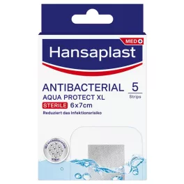 Hansaplast Med Silver Aquaprotect sebtapasz XL 5x