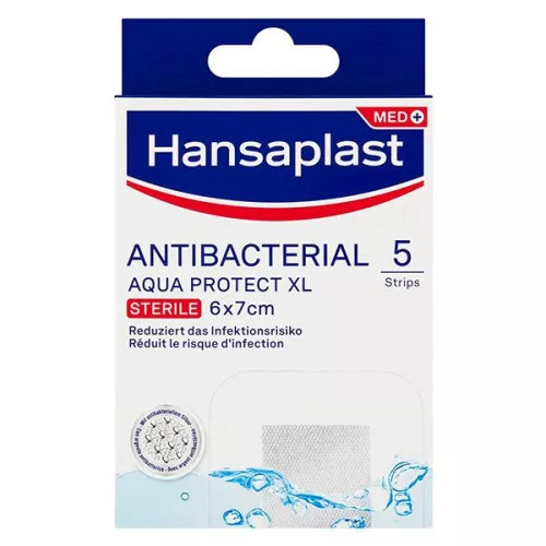 Hansaplast Med Silver Aquaprotect sebtapasz XL 5x