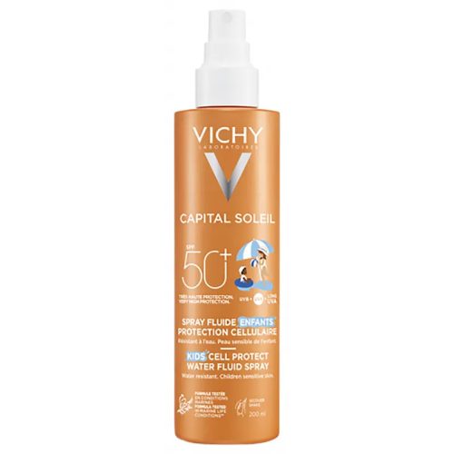 Vichy Capital Sol.spray F50+ gyermek vízálló 200ml