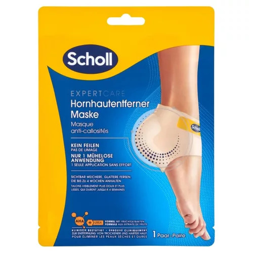 Scholl lábápoló maszk hámlasztó sarokra 1 pár