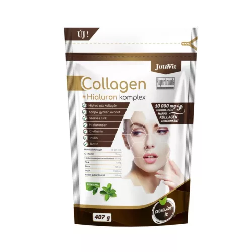 JutaVit Collagen+Hialuron Komplex csokoládé 22 ada 407g