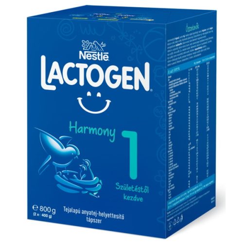 Lactogen Harmony 1 tejalapú anyatej-helyettes.táps 800g (2x400g) papírdobozb