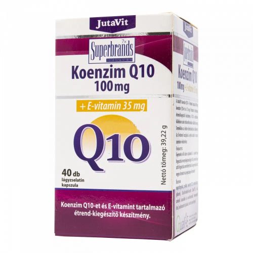 JutaVit Koenzim Q10 100mg lágyzselatin kapszula 40x