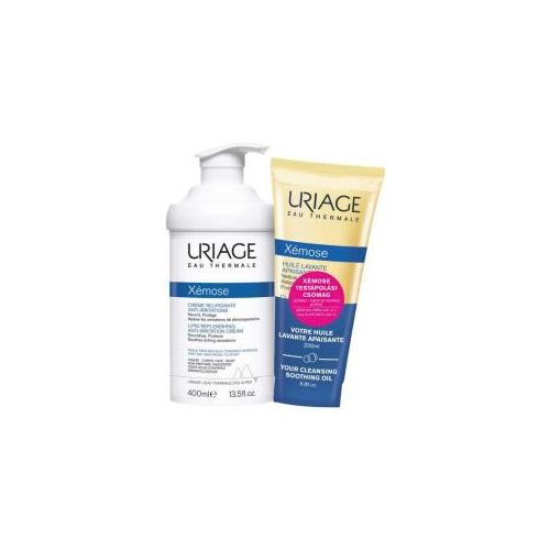 Uriage Xémose krém+olajtusfürdő 400ml+200ml