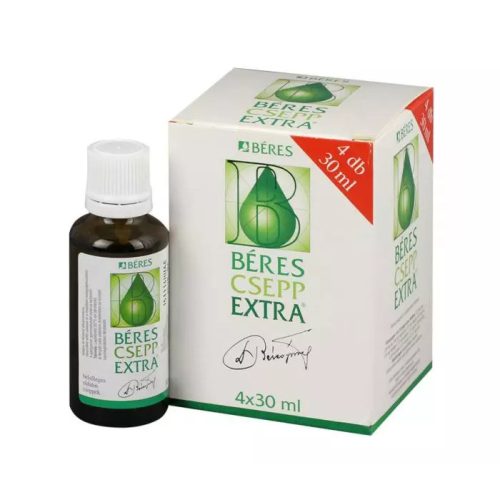 Béres Csepp Extra belsőleges oldatos cseppek 4x30ml