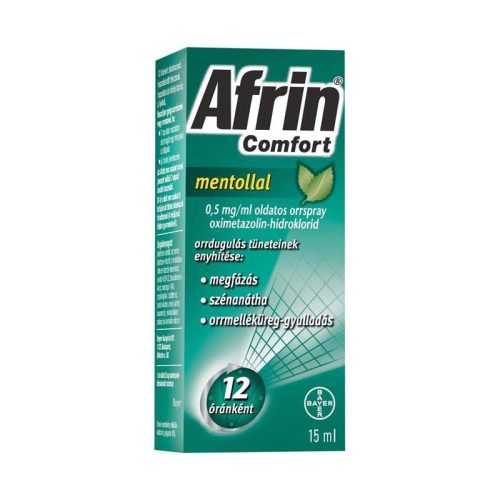 Afrin Comfort mentollal 0,5mg/ml oldatos orrspray 15ml