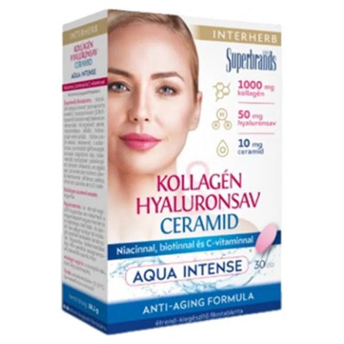 Interherb Kollagén hyaluron ceramid filmtabletta 30x