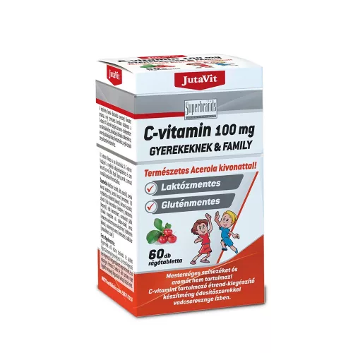Jutavit C-vitamin 100 mg tabletta acerola gyermek 60x