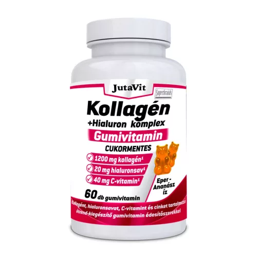 JutaVit Kollagén Komplex Gumivitamin Cukormentes 60x