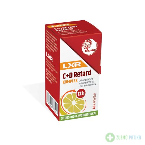 LXR C+D vitamin retard Komplex bioflav. kapszula 60x