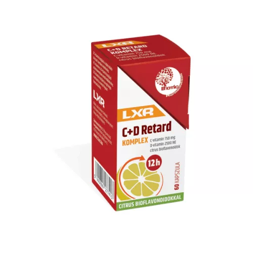 LXR C+D vitamin retard Komplex bioflav. kapszula 60x