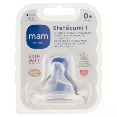 MAM etetőcumi 0+ 1db