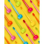 Curaprox kerámia fogkefe tartó Sárga 1x