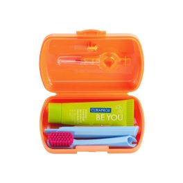 Curaprox Travel Set narancs 1x
