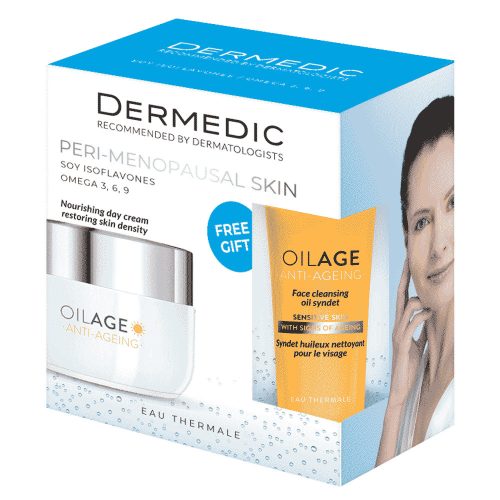 DERMEDIC Oilage Anti-ageing arcápoló szett 50ml+25ml