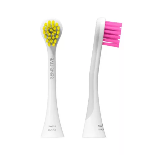 Curaprox Hydrosonic pótfej sensitive sárga-pink 2X