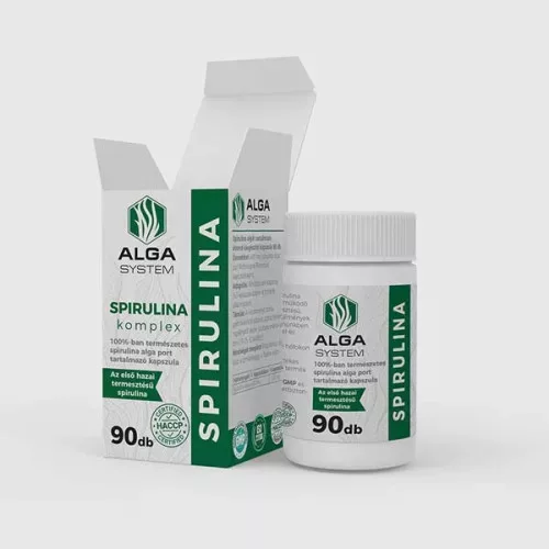 Alga-System Spirulina alga kapszula 90x
